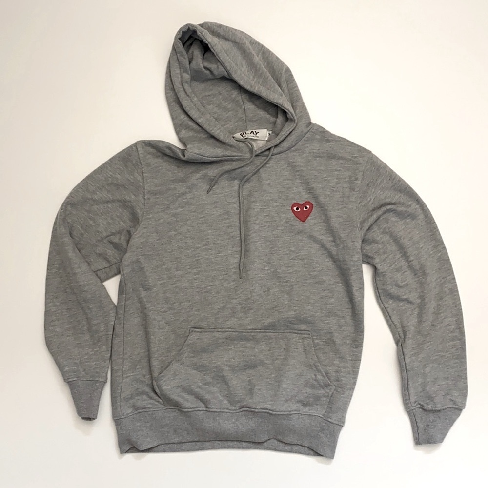 PLAY Comme des Garçons Gray Hoodie